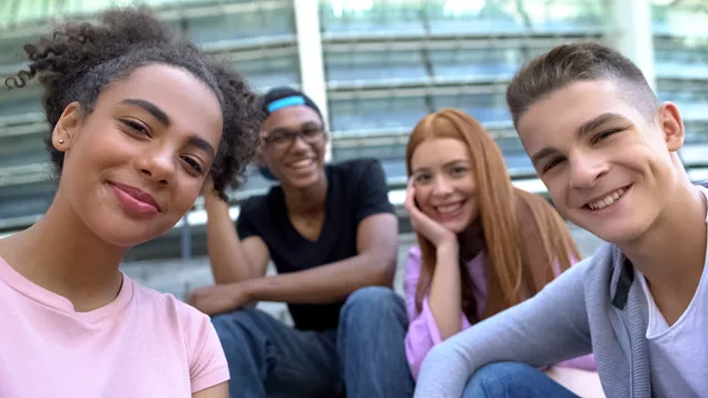 Group Of Happy Teenagers